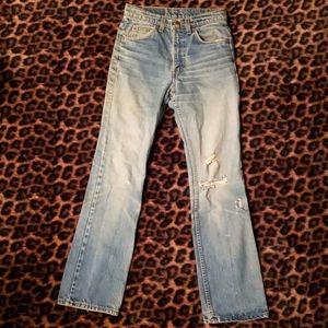 Vintage Levi's 517 Orange Label Jeans
